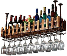 KDMB Scaffale per Vino Europeo Scaffale per Vino in Vetro Scaffale per Bar, scaffale per Bicchiere da Vino, ripiano per Bicchiere da Vino (Dimensioni: 80 cm)