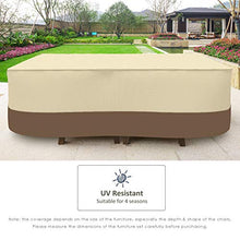 DERCLIVE - Copertura per mobili da giardino e patio, impermeabile, resistente alla polvere