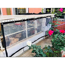 MTYLX Outdoor Multifunzionale Incatramata, Plastica Trasparente Antipioggia con Occhielli Pianta Antipoere Di Isolamento Foglio Tenda Impermeabile Capannone Panno,a,4Mx5M