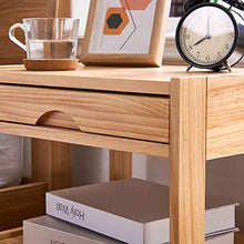 Comodino Comodino Mobili Accent Tabella di estremità del Torace Facile Pull Tessuto Bins Organizzatore unità for Camera Mini Legno Comodino con cassetti può Essere posizionato sullo Studio, Camera da