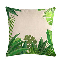 Eazyhurry Pianta Tropicale Modello Lino Decorazione Cuscino Casa Divano Federa con Riempitivo