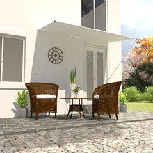 OUSEE Tenda da Sole Retrattile 250x150 cm Crema
