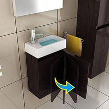 Mobili da bagno/mobili da bagno armadio con specchio/lavabo con mobiletto/Design Specchio/Bagno/colore wenge/set da bagno/Bagno