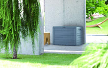 KG KITGARDEN - Cassapanca multiuso da esterno, capacità 190 l, 78 x 44 x 55 cm, marrone, multi Storage