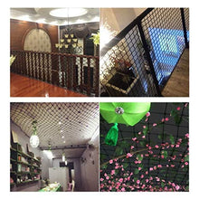 WaiMin Ringhiera da esterno for bambini Rete di sicurezza Rete da recinzione Scale Rete anticaduta Protezione for bambini Rete da calcio Decorazione da rete Rete da appendere Abiti Ristorante Bar Nero