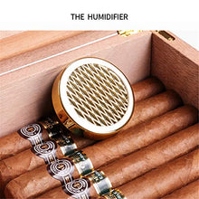 Humidor Con Igrometro Digitale - Humidor 35 Capacità Sigaro - Humidor Desktop Con Serratura E Chiave