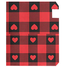 San Valentino rosso cuore bufalo mailbox cover magnetica grande postale casella avvolge giardino cortile decorazione casa dimensioni oversize 64,8 x 53,3 cm