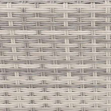 Gartentraum Divano da Giardino in polyrattan a 4 posti - Regolabile - Divano ad Angolo Irene