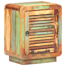 FAMIROSA Comodino 40x30x50 cm in Legno Massello di Recupero-0463