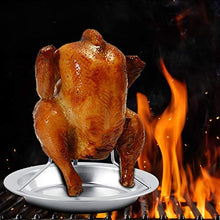 VIFERR Utensili per Grigliare per Barbecue in Acciaio Inossidabile con Supporto per Pollo