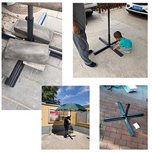 WGFGXQ Base per ombrellone in Metallo da 90 cm/3 Piedi, Base a Croce, Base per ombrellone da Giardino