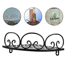 Oumefar Scaffale da Bagno Scaffale da Parete Supporto da Parete Facile da installare