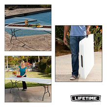 Lifetime Tavolo Pieghevole Bianco Granito 244,5 X 76,1 X 73,6 cm 80270