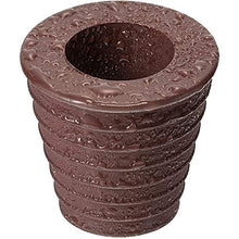 Cwuberly - Cuneo per ombrellone con apertura e base per ombrellone da 4,9 a 2,7 cm, diametro asta 38 mm (2, marrone)