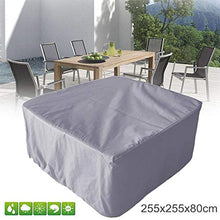 HUACHENG Coperture per mobili da Giardino per Patio Esterno   Coperture per sedie Impermeabili da Pioggia e Neve per Sedia Imbottita Copertura Antipolvere-Argento, 330X220X70cm