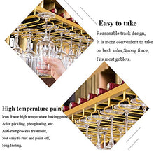 JHGJBJ Wine Rack Stile Moderno Vino impiccagione di Alta qualità del Supporto della cremagliera Bicchiere di Vino Verso Il Basso Upside Utilizzato in ristoranti, Bar, Case, ECC (Size : 100x30cm)