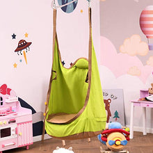 giordano shop Amaca a Sacco per Bambini Sospesa 75x55x140 cm in Cotone e PVC Verde