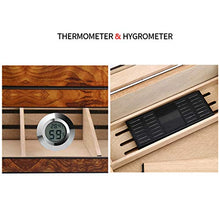 Scatola Per Sigari Humidor Con Umidificatore - Humidor Con Igrometro Digitale - Humidor Desktop