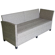 vidaXL Divano Angolare da Giardino Set 12 pz in Polyrattan Grigio Sofà Esterni