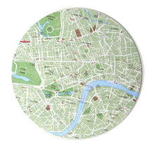 London Map - Map Coasters