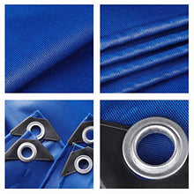 Telo Impermeabile Resistente, Tenda Parasole in PVC con Occhielli per Esterno Resistente alle Intemperie 550 G/M² Blu 13 Dimensioni(Size:2×2M)
