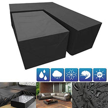 N\C Copridivano da Esterno 215X215X98X68cm + 155X95X68cm Copridivano Antipolvere Impermeabile per Esterni