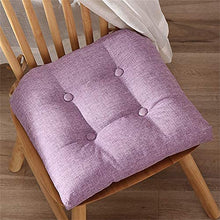 eewopjkj Cuscini per sedie semplici con Lacci Imbottiture per sedili Rimovibili Sedia da Ufficio Imbottita (la Sedia Non è Inclusa) Cuscino per Sedile da Giardino Interno-Viola 42x39 cm