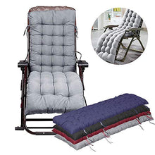 Cuscini Reclinabili, Cuscino per Sedia a Dondolo, Cuscino per Divano Tatami, Cuscino per Lettini Prendisole, Tappetino per Finestra, Vari Colori-155x48x8cm (Grigio)