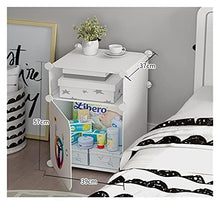 Rowe Semplice Multifunzionale Comodino Camera Gabinetto Governo di immagazzinaggio Storage Rack Pieghevole cassetto Armadio di immagazzinaggio 37 * 39 * 57 Centimetri (Color : Version N)