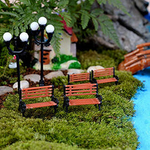 Tianxiangjjeu - Mini panchina modello micro paesaggio decorazione giardino L