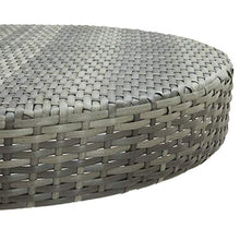 FAMIROSA Tavolo da Giardino Grigio 75,5x106 cm in Polyrattan