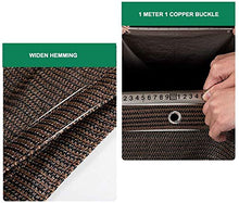 KJSAFD Crittografia Ispessimento Rete ombreggiante, Rete Resistente ai Raggi UV 85% con Occhielli, Rete Isolante Termica per Balcone da Esterno per Cortile