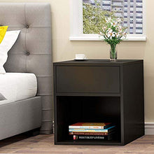 Comodino autoelastico con cassetti e vani a Giorno Armadietti Comodino semplici Armadietti Soggiorno 40X40X50CM