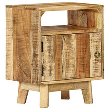 vidaXL Comodino 40x30x50 cm in Legno di Mango Grezzo