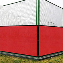 LIUNA Frangivista per Balcone Paravento Resistente alle Intemperie Protezione UV Antracite(Size:1.1x2m,Color:Rosso)