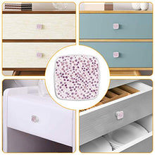 Fiore viola lavanda 4 PCS Pomelli per Porta, Pomolo per Mobile, Pomelli per Mobili con Viti, Maniglia per Armadietto, Pomelli per Porta, Pomelli per Cassetti per Porta, Armadio, Cassetto e Credenza