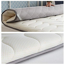 qwert Futon Tatami - Materasso Giapponese da Pavimento per Studenti Tatami, Pieghevole e Antiscivolo, Tappetino Tatami da Pavimento, Spesso e Pieghevole, 100 x 200 cm