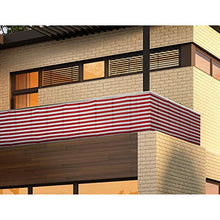 DADEA - Schermo per balcone da 0,9 x 4,9 m, per cortile, patio, balcone, piscina, portico, ringhiere, giardinaggio, recinzione, protezione inclusa