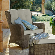Loberon Poltrona Boyle, Marrone/Crema
