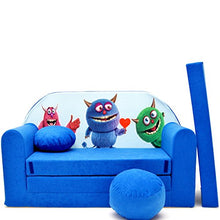 C28 bambini divano pieghevole divano letto divano sofa Mini Couch 3 in 1 Baby Set + sedia per bambini e cuscino + MATERASSO