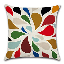 GSYYSZD Fodera per Cuscino in 4 Pezzi, Federa per Stampa Grafica Tridimensionale in Lino Adatta per Divano, Auto, Camera da Letto 45 * 45 cm,02