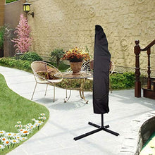 DOITOOL - Copertura per ombrellone in tessuto Oxford 210D, antivento, impermeabile, resistente ai raggi UV, per esterni, patio, giardino, 205 x 48 cm