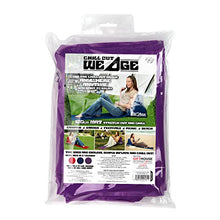IGGI - Cuscino Lungo con Schienale rialzato, Modello Sedia a Sdraio, per Campeggio e Giardino, Colore: Viola