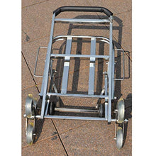 Carrello Portapacchi Carrello in Acciaio Inox Pieghevole Carrello Portatile Pieghevole
