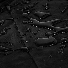 N / A Mobili da Giardino Copre mobili da Giardino per Tutto l'impermeabile Telo di Copertura mobili da Giardino Polvere Nera (Dimensioni, 230x110cm),255x95cm