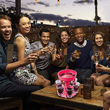 KWY 6 Dispenser per Bicchieri e Supporto portabevande liquidi di riempimento Giochi Bevande Cocktail da Bar con Slogan smontato portabottiglie Portatile Tazza in Acrilico Pezzi