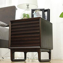 LSX-Comodino Comodino, Armadio Minimalista Americano Minimalista Retro in Noce Camera da Letto Mini Comodino, Adatto per Soggiorno/Camera da Letto/Studio, 45x40x52cm OYO