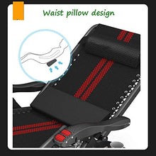 DGHJK Sedia Pieghevole a gravità Zero con Comodi Cuscini Lettino Relax Regolabile per Esterni da Giardino per Ponte Beach Yard Carico Massimo 200 kg