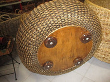 fantasie d oriente Poltrona Relax Rattan BANANO Arredamento Giardino Vimini per Esterno Interno