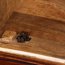 vidaXL Legno Massello di Sheesham e Mango Comodino Comò Cassettiera Tavolino